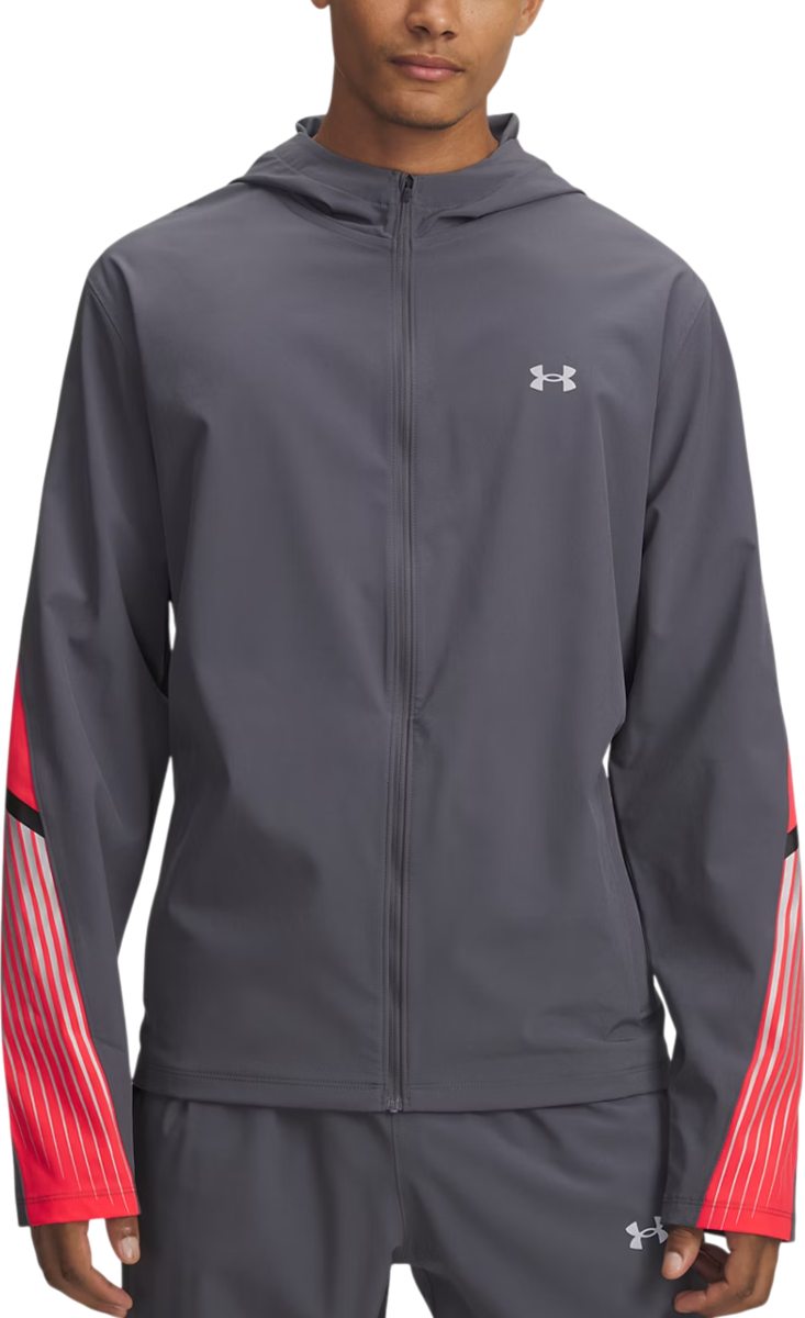 Jakke Under Armour UA Velociti Storm Hooded Jacket Grå | 6005900-025