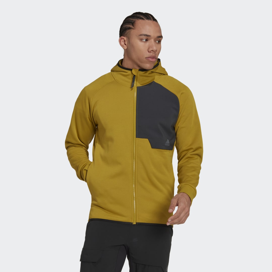 Sweatshirt adidas Originals X-City Full-Zip Hoodie Gul | HK4474, 0