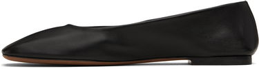 Tøj The Row The Row Square Ballerina Flats Sort | F1598-SL3, 2