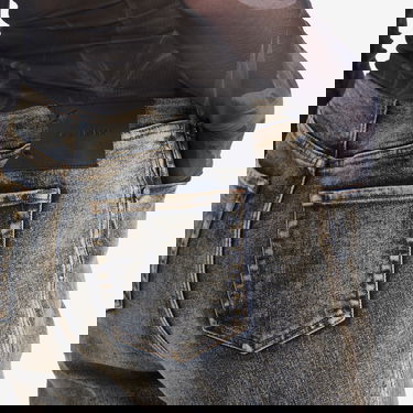 Jeans DAILY PAPER Daily Paper Vintage Wash Flare Jeans Blå | 2511093, 5