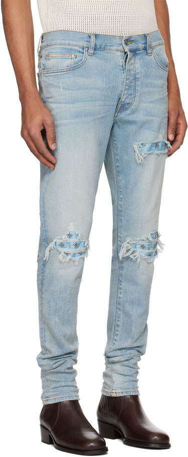 Jeans AMIRI AMIRI Crystal Starburst MX1 Jeans Blå | AMDNSY1147, 1