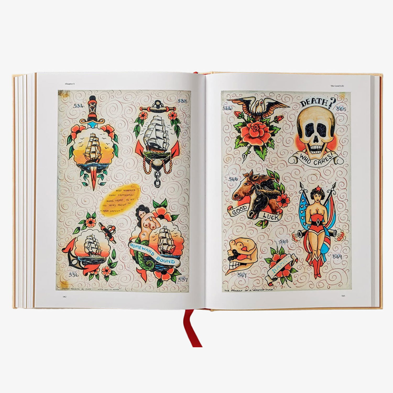 Bog og blad TASCHEN Henk Schiffmacher's Private Collection of Tattoo Art: 1730s-1970s Book Flerfarvet | TA593595, 1