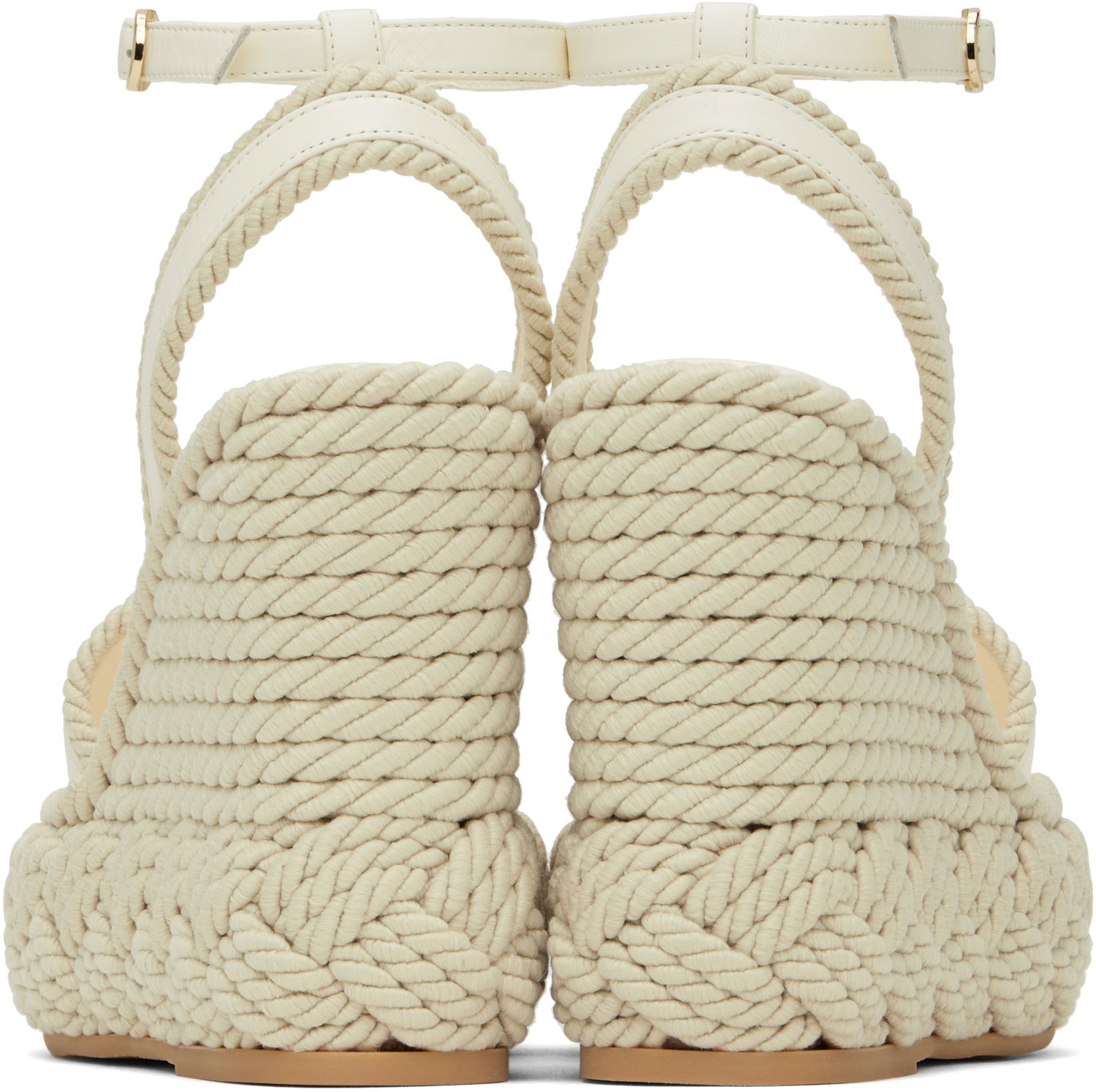 Skopleje Valentino Valentino Garavani VLogo Torchon Wedge Sandals Hvid | 6W2S0JS0YWI, 1