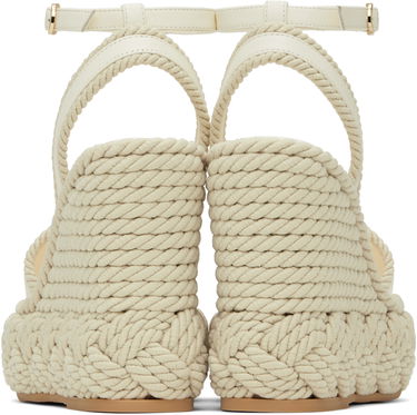 Skopleje Valentino Valentino Garavani VLogo Torchon Wedge Sandals Hvid | 6W2S0JS0YWI, 1