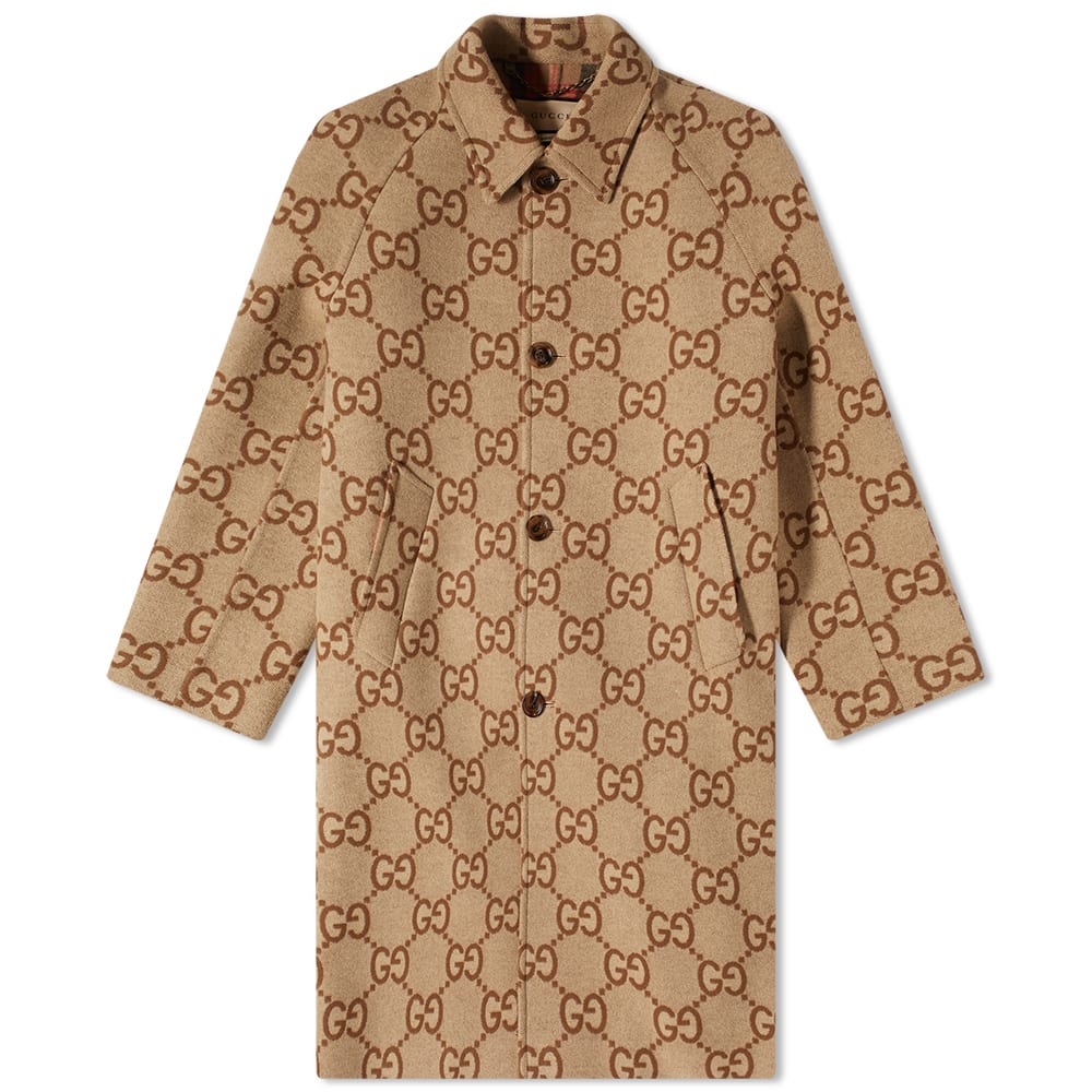 Frakker Gucci GG Car Coat Camel Brun | 698708-ZAIT6-2183, 0