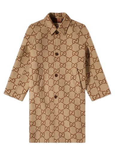 Frakker Gucci GG Car Coat Camel Brun | 698708-ZAIT6-2183