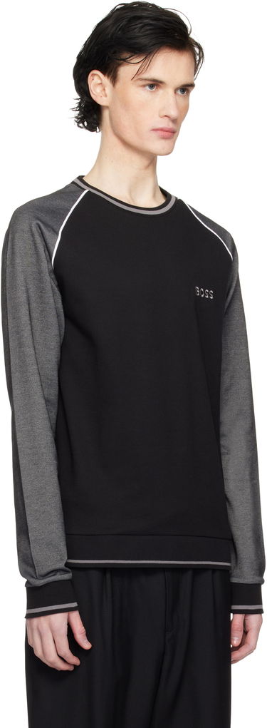 Sweatshirt BOSS Raglan Sleeve Sweatshirt Sort | 50535836, 1