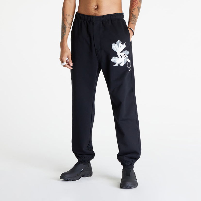 Joggingbukser Y-3 Graphic French Terry Pants UNISEX Sort | IN4339