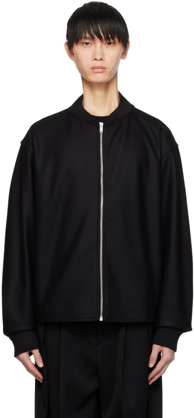 Jakke Jil Sander Zip Jacket Sort | J22HG0102_J40045, 0