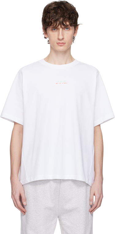 T-shirt A.P.C. A.P.C. ASICS Edition Wind T-Shirt Hvid | COEAV-H26453, 0
