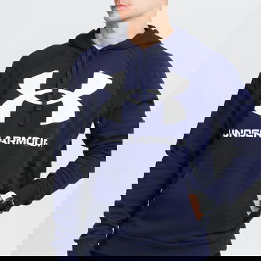 Sweatshirt Under Armour Big Logo Hoodie Sort | 1357093-410, 2