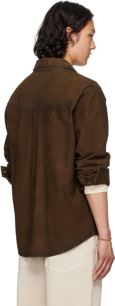 Skjorte ISABEL MARANT Isabel Marant Adrian Suede Shirt Brun | CH0241HA-C2B01H, 2