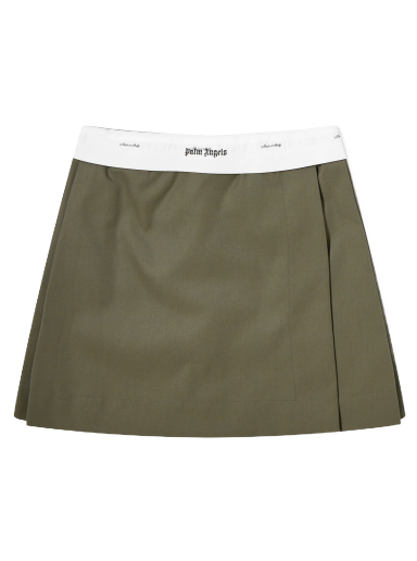 Nederdel Palm Angels Reversed Waistband Skirt Grøn | PWCU001S23FAB0015601