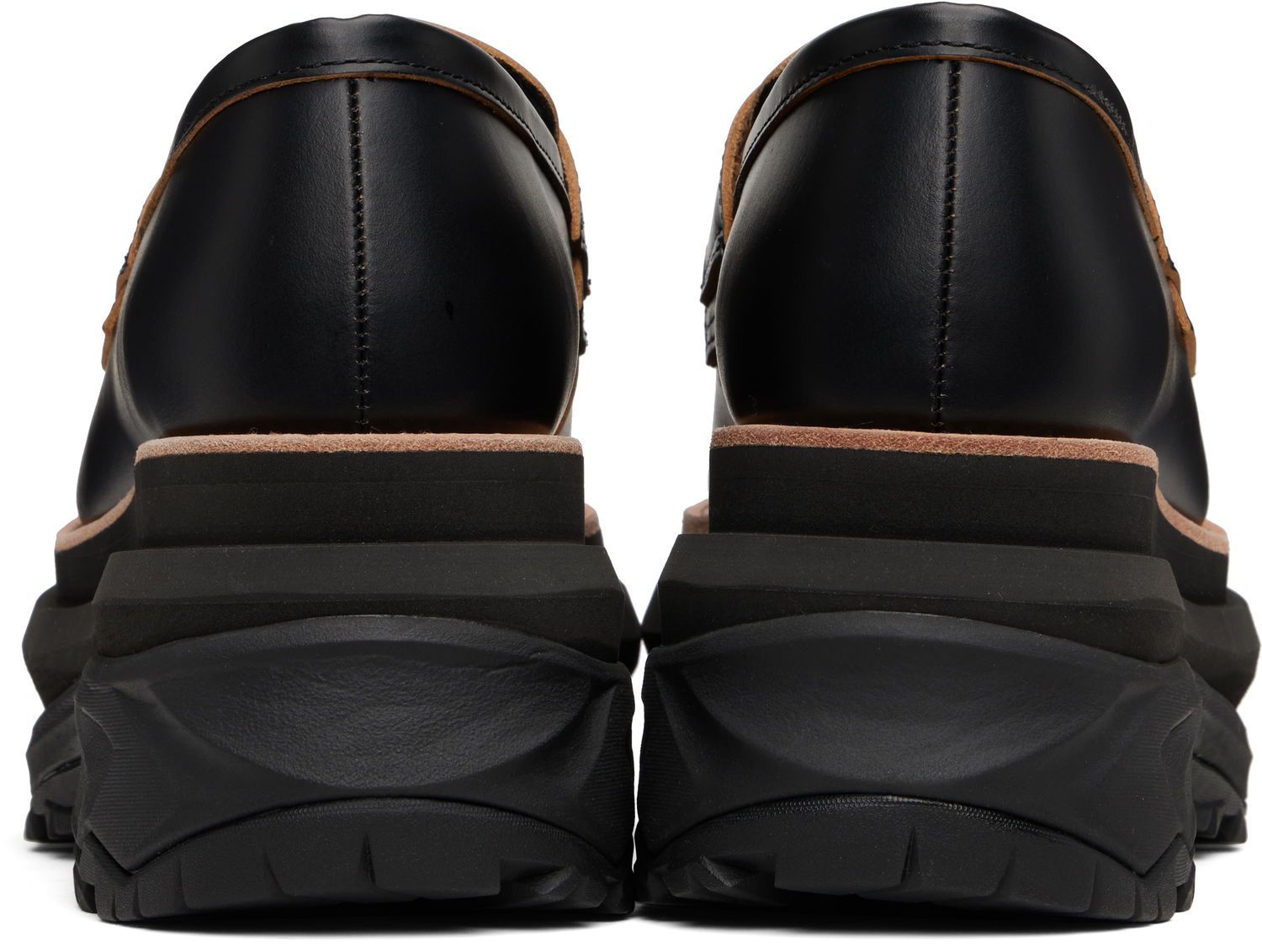 Tøj sacai sacai Platform Loafers Sort | SCM-239, 1