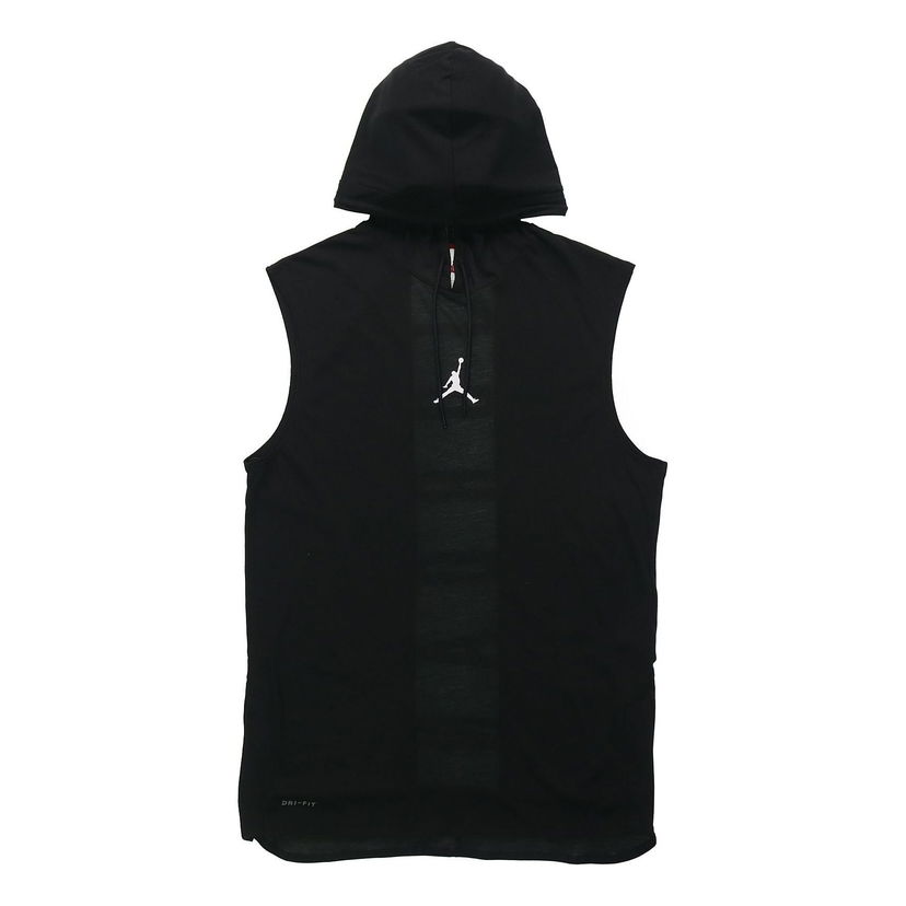 Tanktop Jordan Jordan Dri-FIT Hooded Vest Sort | CW0373-010