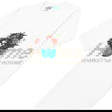 T-shirt MARKET Smiley De L'Homme T-Shirt Hvid | 399001601-WHT, 0
