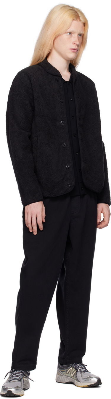 Bomberjakke YMC Fleece Jacket Sort | P7AZD, 3