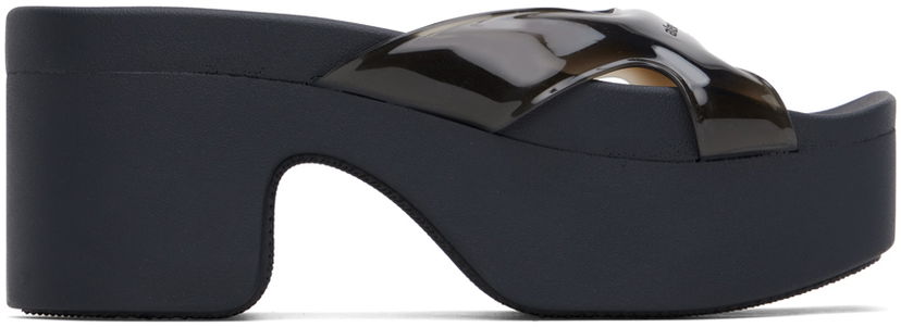 Sneakers og sko Alexander Wang Alexander Wang Sport Platform Sandals Mørkeblå | 30223F033