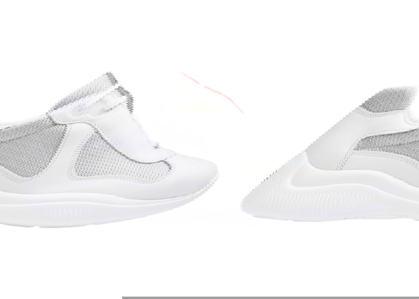 Sneakers og sko Prada America's Cup 'White Silver' Hvid | 4E3337_6GW_F0J36, 0