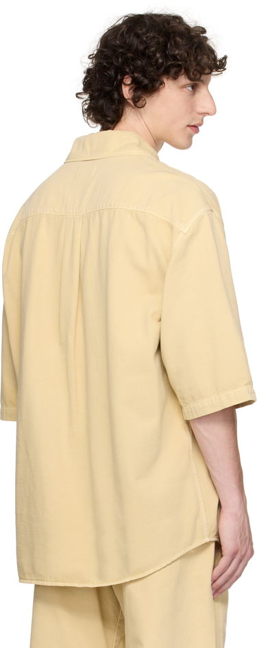 Skjorte LEMAIRE LEMAIRE Short Sleeve Denim Shirt Gul | SH1174 LD1047, 2