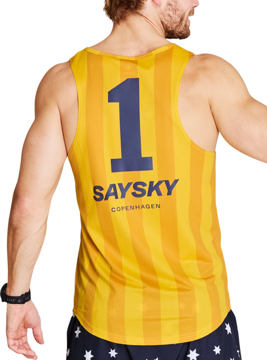 Tanktop Saysky Saysky Stripe Combat Singlet Gul | nmrsi31c-008, 1