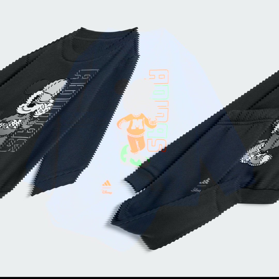 Træningsdragt adidas Performance Disney Mickey Mouse Jogger Set Mørkeblå | JL9176, 0