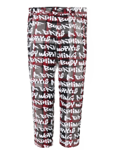 Joggingbukser BAPE Graffiti Check One Point Relaxed Fit Pants Flerfarvet | 1I80-152-015