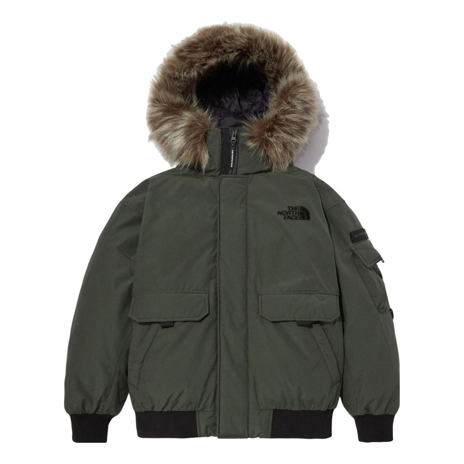Bomberjakke The North Face Polar Air Down Bomber Jacket Grøn | NJ1DN86B, 0