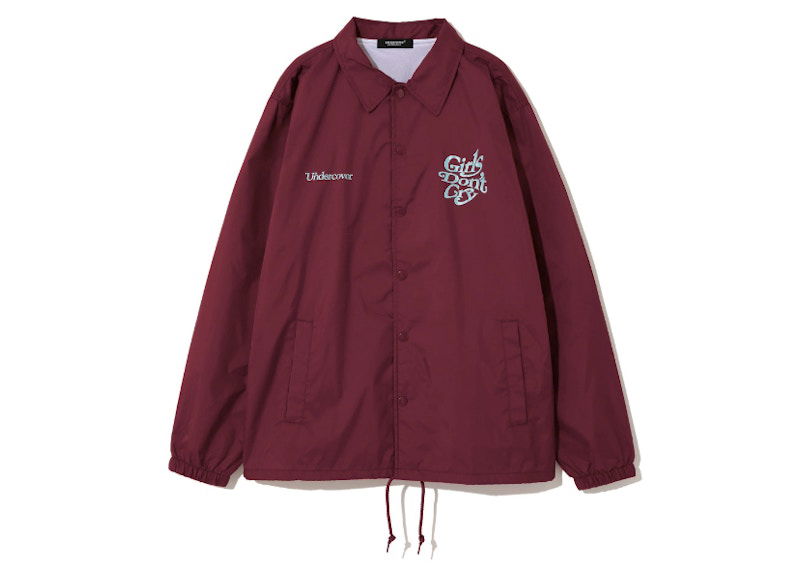 Vindjakke UNDERCOVER Undercover x Verdy Girls Don't Cry Coach Jacket Bourgogne | UC2B9211, 0