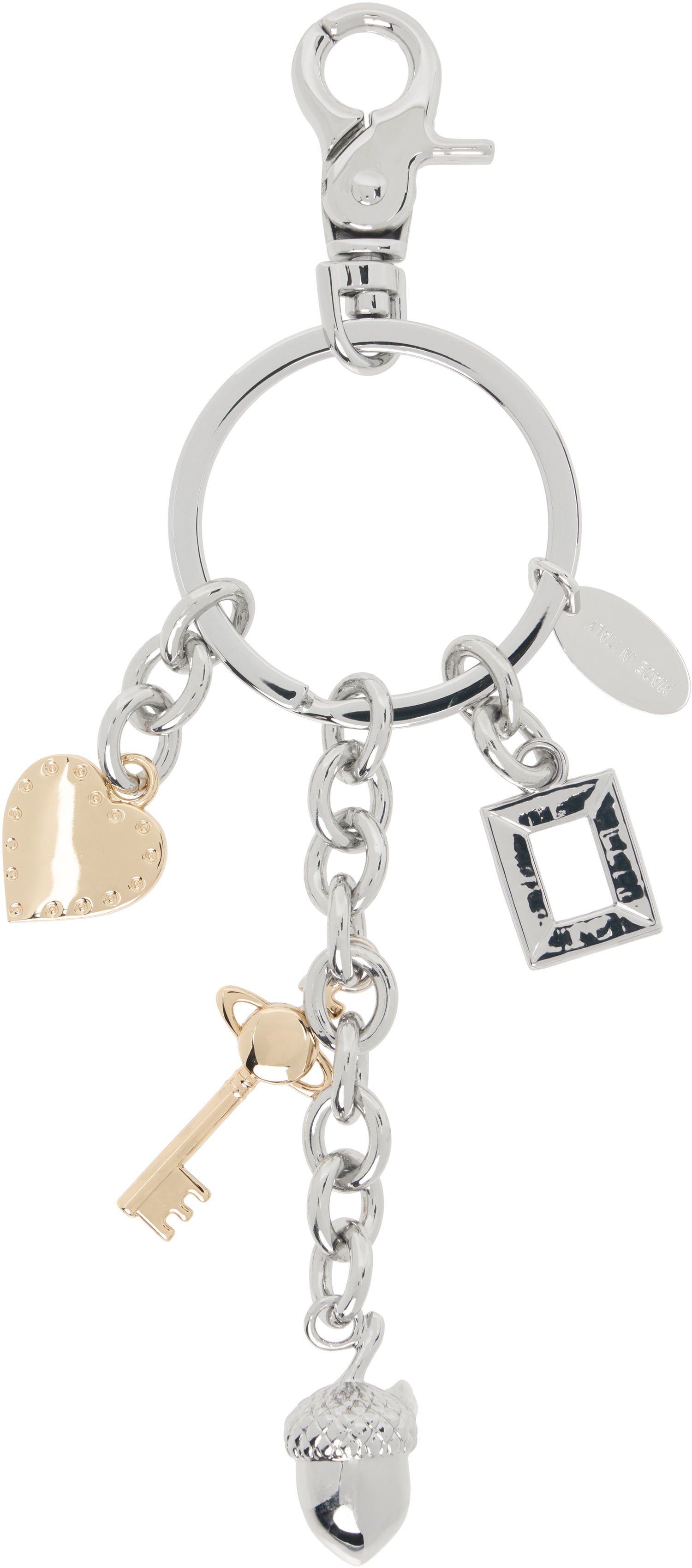 Nøgleringe Vivienne Westwood Vivienne Westwood Multi Charm Keychain Metalisk | 8203012BU-OM001F-, 1
