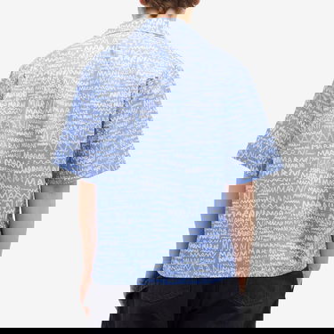 Skjorte Marni Marni Pencil Logo Vacation Shirt Blå | CUMU0213A5-UTC464-MPB26, 3
