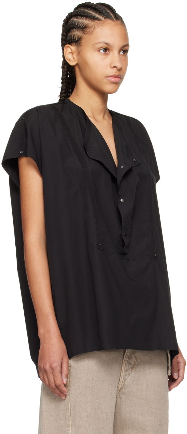 Tanktop LEMAIRE Cap Sleeve Blouse Sort | TO1185 LF1218, 1