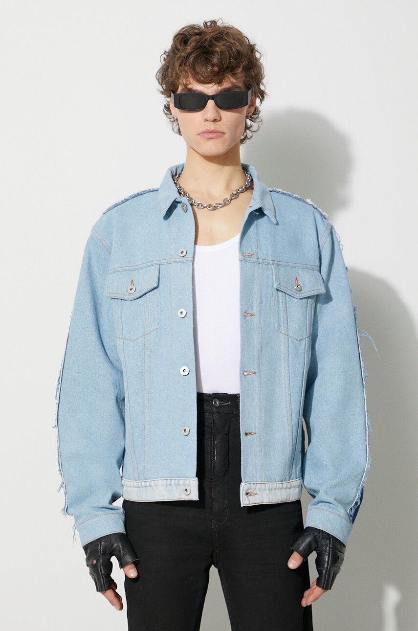 Bomberjakke HERON PRESTON Denim Jacket Blå | HMYE013F23DEN0014500, 0
