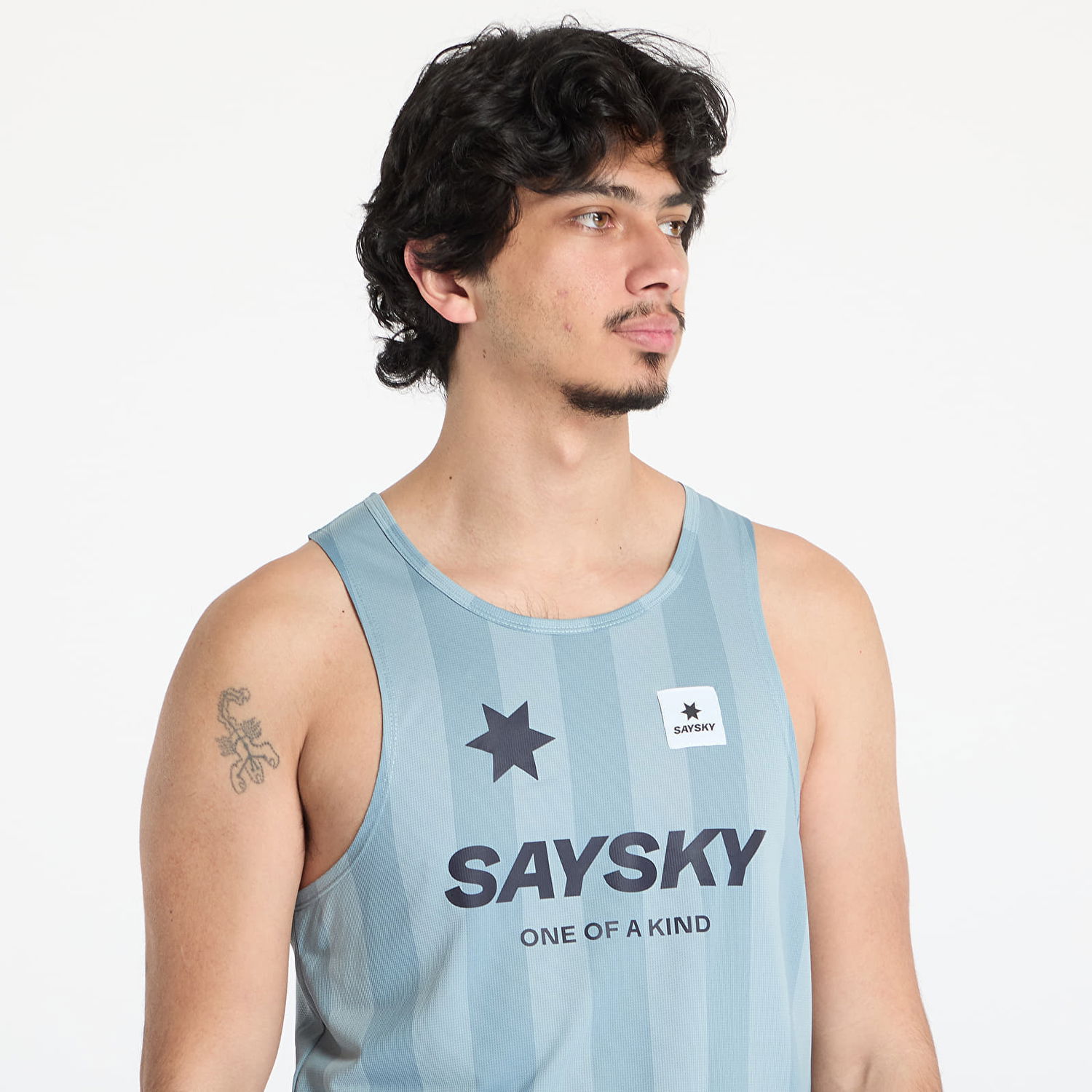 Tanktop Saysky SAYSKY Stripe Combat Singlet Top Blå | NMRSI31C007, 1