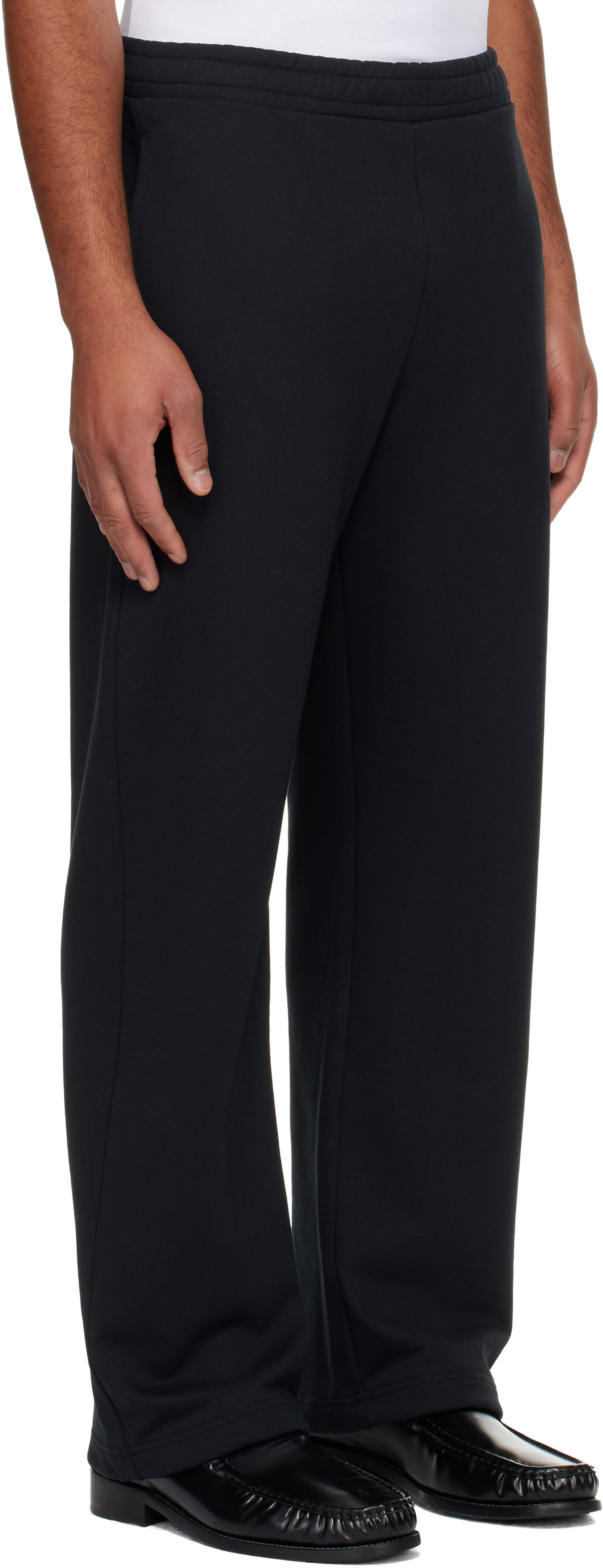 Joggingbukser Marine Serre Marine Serre Moon Logo Fleece Sweatpants Sort | UPA052BCJER0013, 1