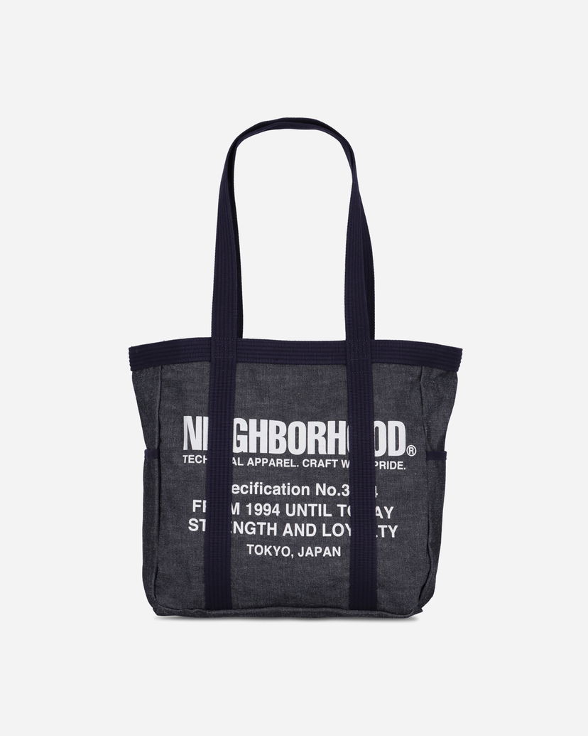 Mulepose Neighborhood NEIGHBORHOOD Denim Tote Bag Mørkeblå | 252TQNH-CG03 INDIGO