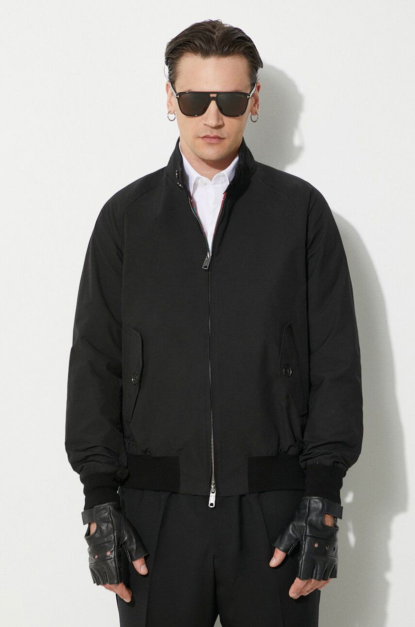 Bomberjakke Baracuta G9 Cloth Bomber Jacket Sort | BRCPS0001