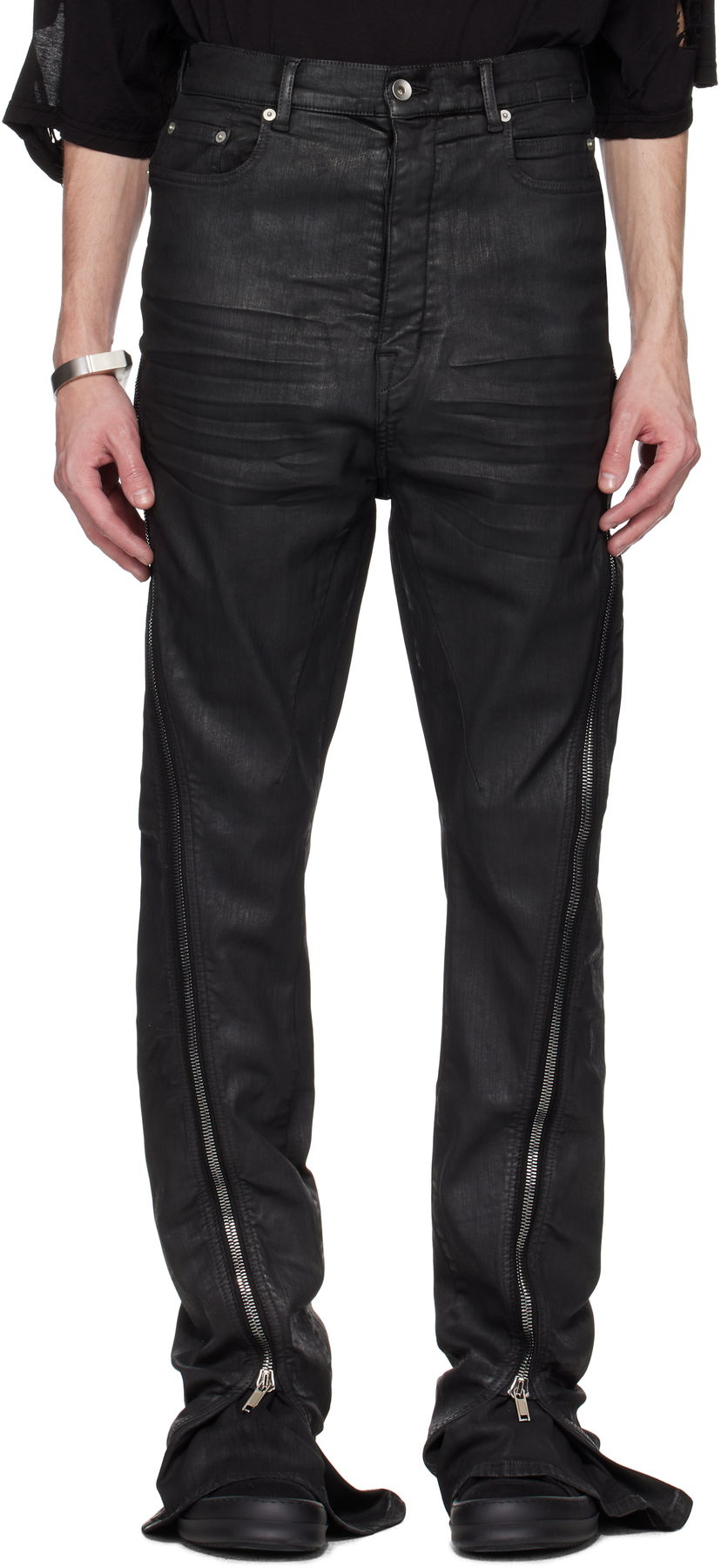 Jeans Rick Owens Rick Owens DRKSHDW Hollywood Bolan Banana Jeans Sort | DU01E3363 SBW