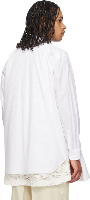 Skjorte Comme des Garçons Homme Plus Layered Cotton Cloth Shirt Hvid | PO-B024-051, 2