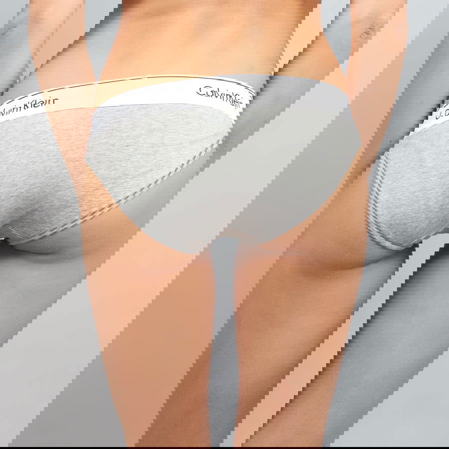 Trusser CALVIN KLEIN Cotton Bikini Briefs Grå | F3787E-020, 1