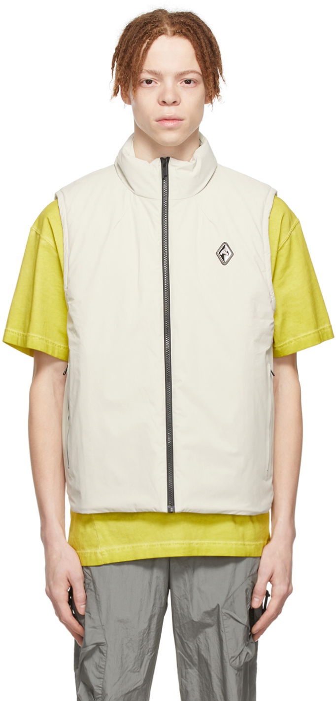 Vest A-COLD-WALL* Light Insulated Nylon Vest Hvid | ACWMO092
