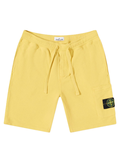 Shorts Stone Island Garment Sweat Short Gul | 761564651-V0030
