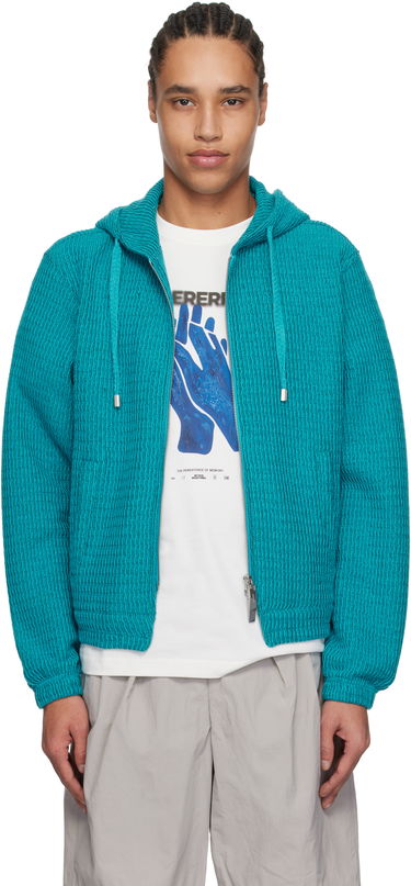 Sweater ADER ERROR ADER error Lunel Zip-Up Hoodie Turkis | BO01SSHD0401TQ, 0