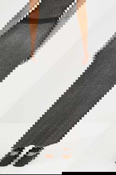 Nederdel Samsoe Samsoe Samsøe Samsøe Sacheryl Maxi Pencil Skirt Grå | F25100047, 2