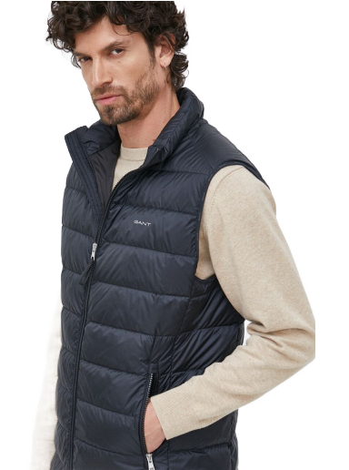 Vest GANT Light Down Gilet Mørkeblå | 7006299
