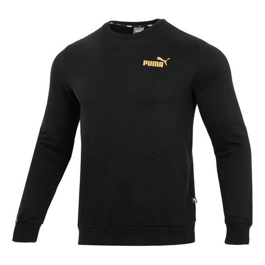 Sweatshirt Puma Logo Sweatshirt Sort | 674346-01