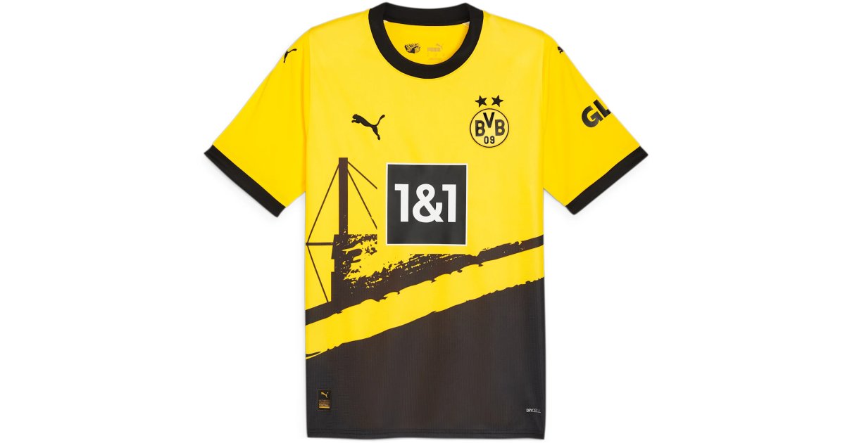 Jersey Puma Borussia Dortmund 2023/24 Home Jersey Gul | 770604-01, 1