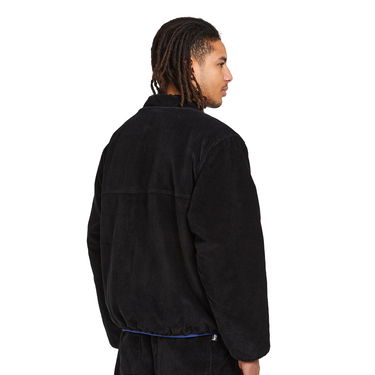 Jakke Stüssy Corduroy Mock Pullover Sort | 115624-0001, 2