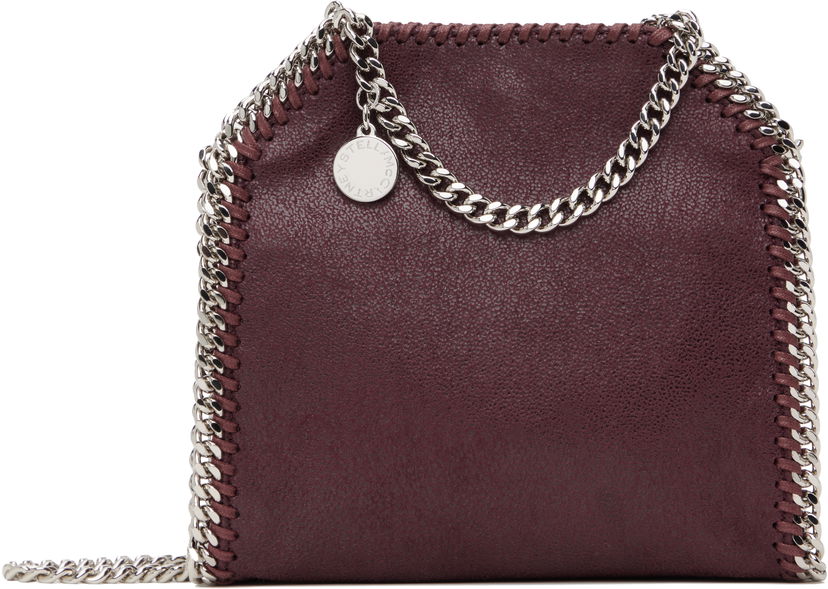 Håndtaske Stella McCartney Stella McCartney Falabella Tiny Chain Bag Bourgogne | 391698WP0086