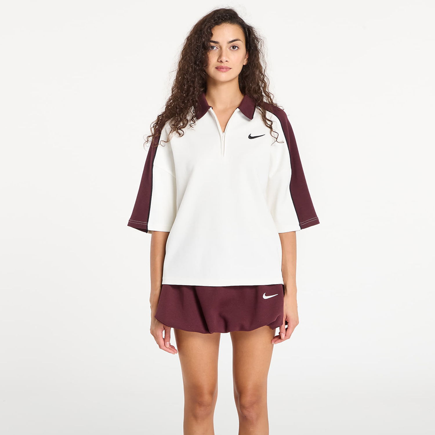 Polo skjorte Nike Short Sleeve Polo Shirt Hvid | IO8897-133, 0